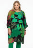 Dress bat sleeve SPLITLEAVE - green  - #5