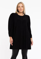 Tunic Wide Bottom Puff Sleeve DOLCE - black  - #1