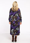 Dress smocked neck ROSY - black - #3