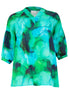 Tunic V-neck ACQUA - green  - #4