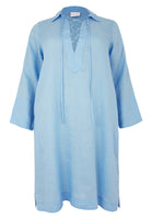 Dress strings LINEN - light blue - #3