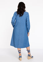 Blouse dress CHAMBRAY - blue - #3