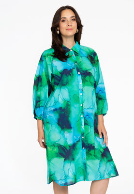 Blouse dress ACQUA - green  - #1