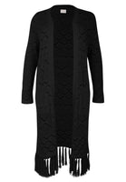 Cardigan long knit - black  - #1