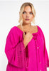 Blouse A-line LINEN MIX - pink