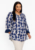 Tunic Flare TESSA - blue