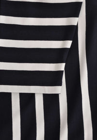 T-shirt wide BRETON - blue - #5