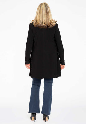 Tunic wide bottom COTTON - black  - #3