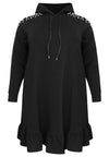 Sweater-dress STUDS - black - #4