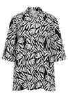 Blouse centre pleat NAIROBI - black - #4