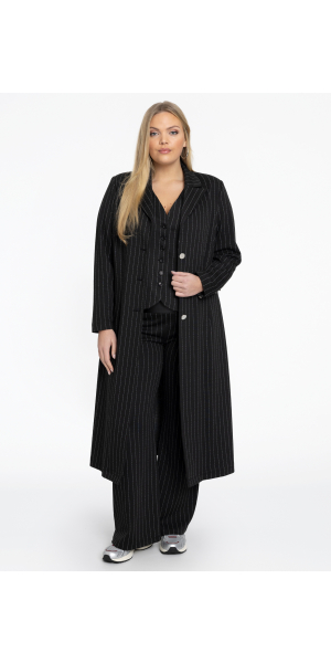 Yoek | Blazer lang PINSTRIPE